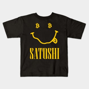 Satoshi Smille Bitcoin Kids T-Shirt